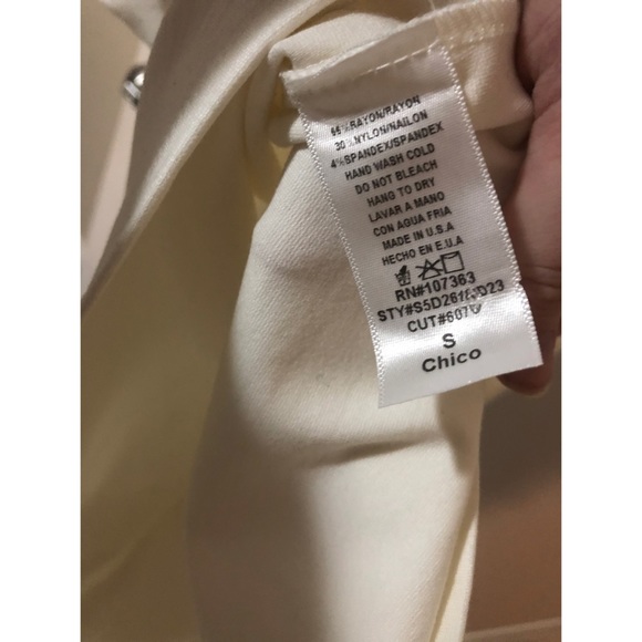 White Lace Bodycon Dress - Picture 3 of 3